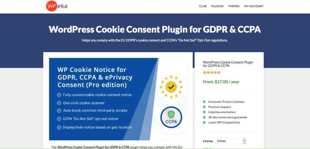 wodpress cookie consent